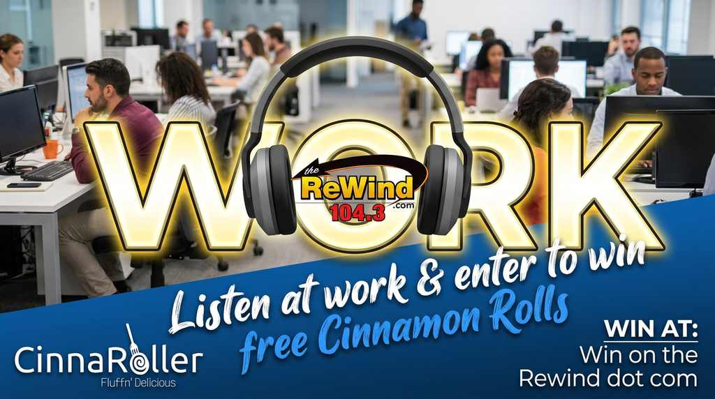 Win FREE Cinnamon Rolls from the Morning Zoo on The Rewind 104.3 win on the rewind cinnamon rolls